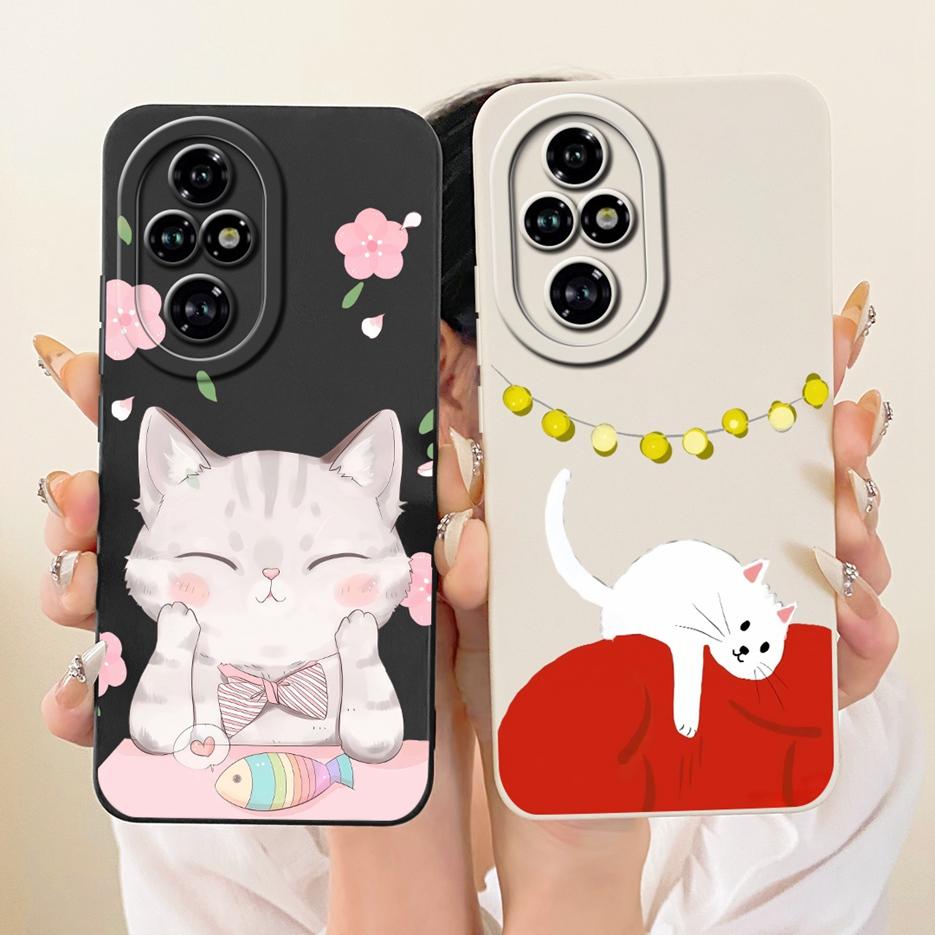 For Honor 200 Pro Case ELP-AN00 Cute Rabbit Cartoon Cover Shockproof Phone Case For Honor 200 Lite Honor200 Pro Soft Fundas Bags