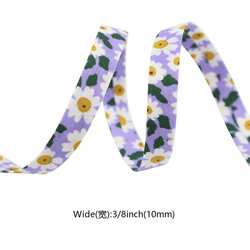1m Flower Ribbon for Pet Collar Material Accessories Decorative Ribbons DIY Hair Bows Handmade
