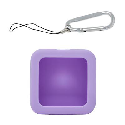 Anshin Watcher Silicone Cover (Lavender) with Strap and Carabiner (4 Colors Available) for Kids GPS KDDI Smart Trackers