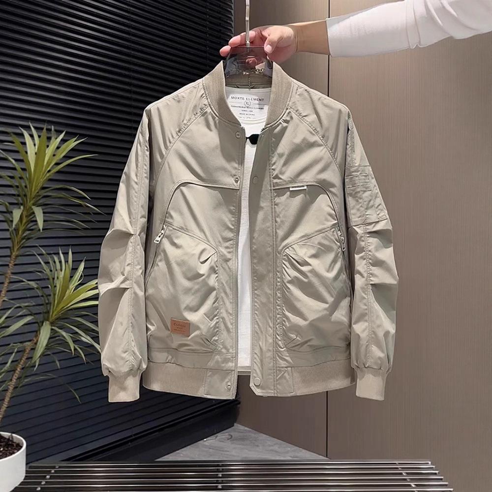 Men's Baseball Jacket Spring and Autumn Fashion Versatile Casual Jacket