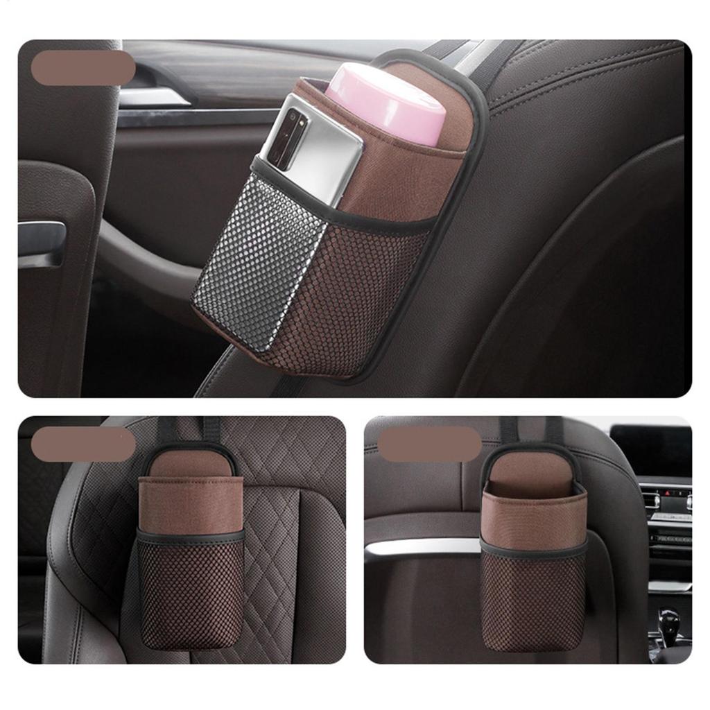 Auto Hangings Water Bottle Holder Bag Auto Seat Side Hangings Cup Bag Multifunctional Storage Water Bottle Holder for Cup Water