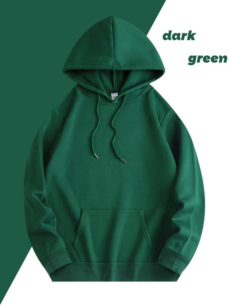 Men's Fashionable Trend Autumn-winter Casual Daily Comfortable Versatile Hoodie Printed with "7 HAVE A GOOD DAY" Numbers