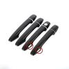 Decoration Car Door Handle Cover For Toyota Venza 2008~2017 AV10 Glossy Black Pad Sticker Overlay Styling Accessories