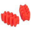 Buestabilisator Silikon Universell Vibrasjonsdemper Compoundbue Lemmer Støtdemper 2 stk Rød