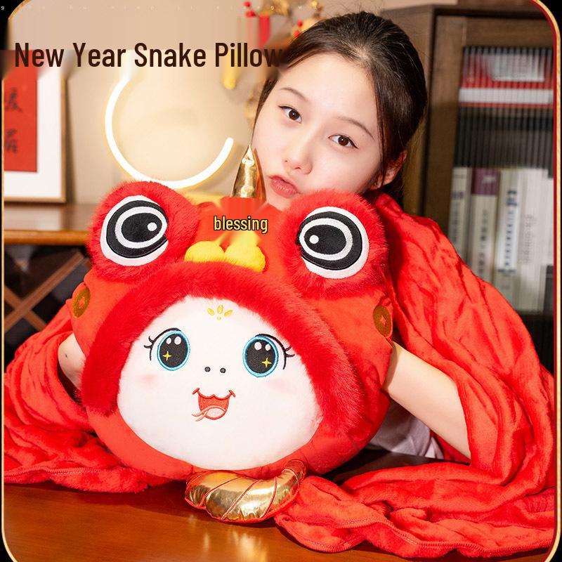 

2025 Car & Office Nap Pillow: Snake Design, Hand Warmer & Backrest Default