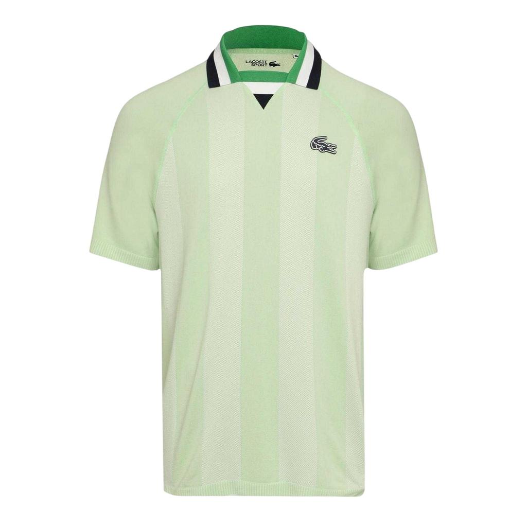 Lacoste Mens Logo Collared Raglan Polo Shirt