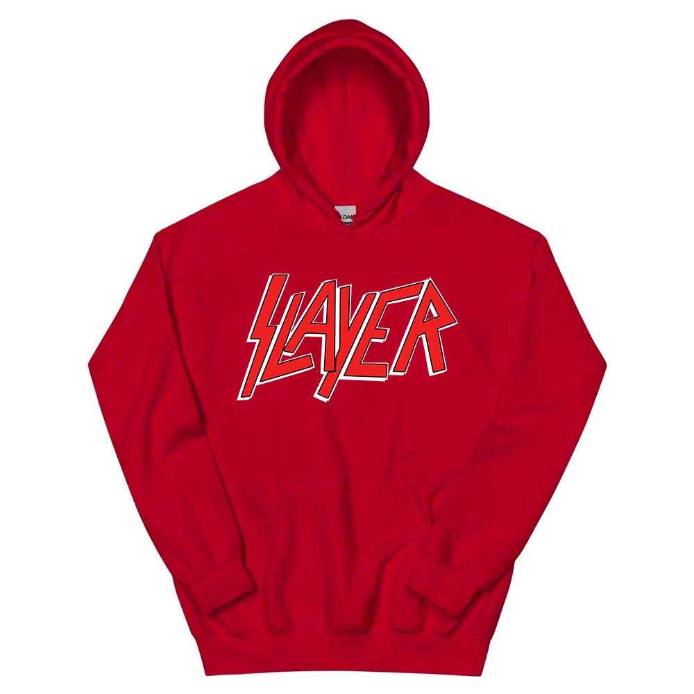 Slayer Heavy Mental Band Hoodies Winter Fleece Hooded Sweatshirts Long Sleeve Casual Men/Women Pullovers Hip Hop