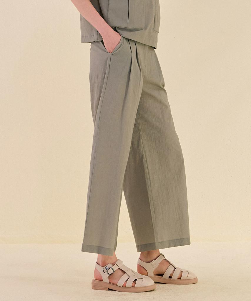 CHASECULT Women'S Seersucker Wide Pants-Dbrg2271C0V
