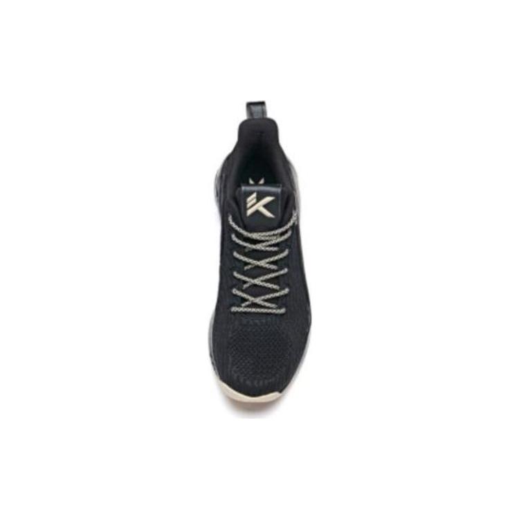 New Anta KT4 Cushioning Anti Slip Wear Resistant Breathable Lightweight Coverage Low Top Basketball Shoes Men's Champagne 11931102-1