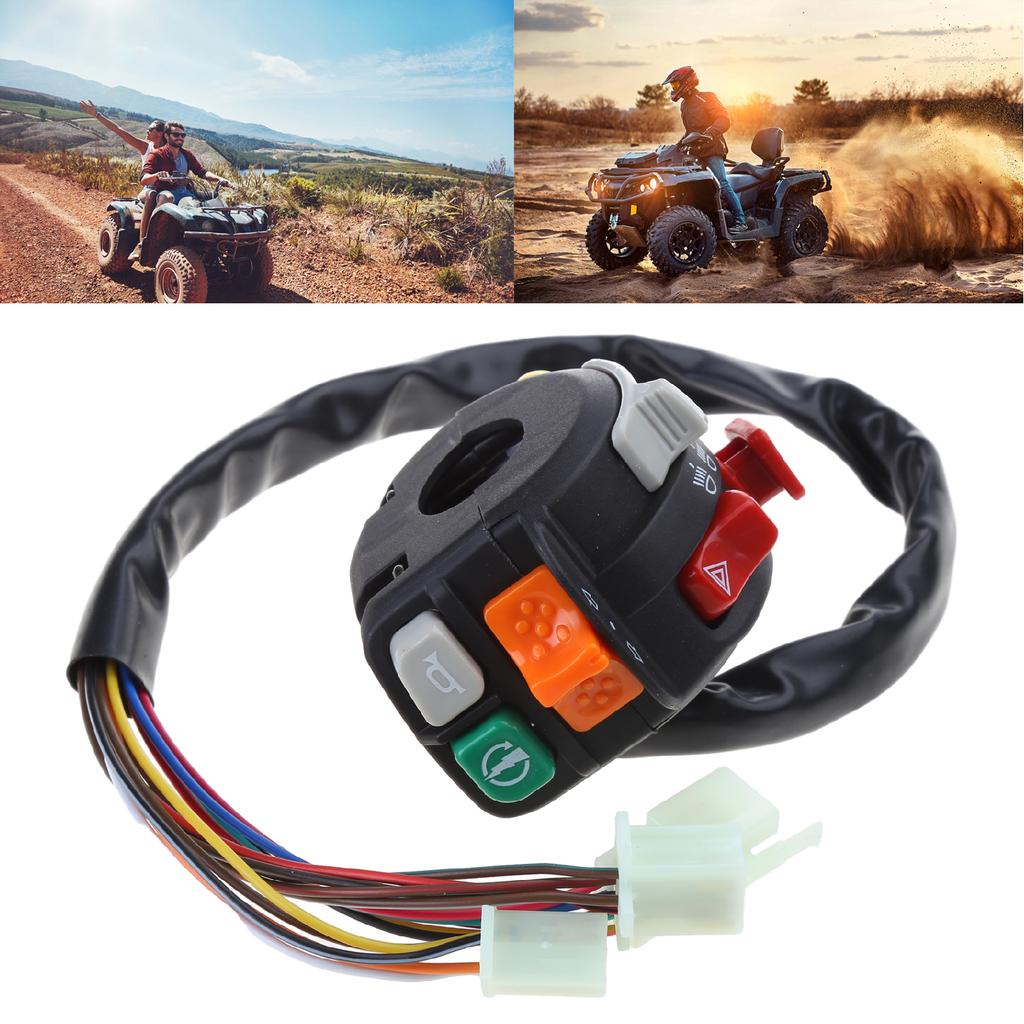 Vielseitige Motorrad-Lenkerschalter Start Blinker Hupenschalter Multifunktionale Kombinationsschalter für NMAX