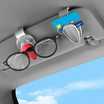 1pcs Car Glasses Clip, Car Sun Visor Storage Clip, Glasses Holder, Car Interior Sunglasses Clip, Multifunctional Clip Parts