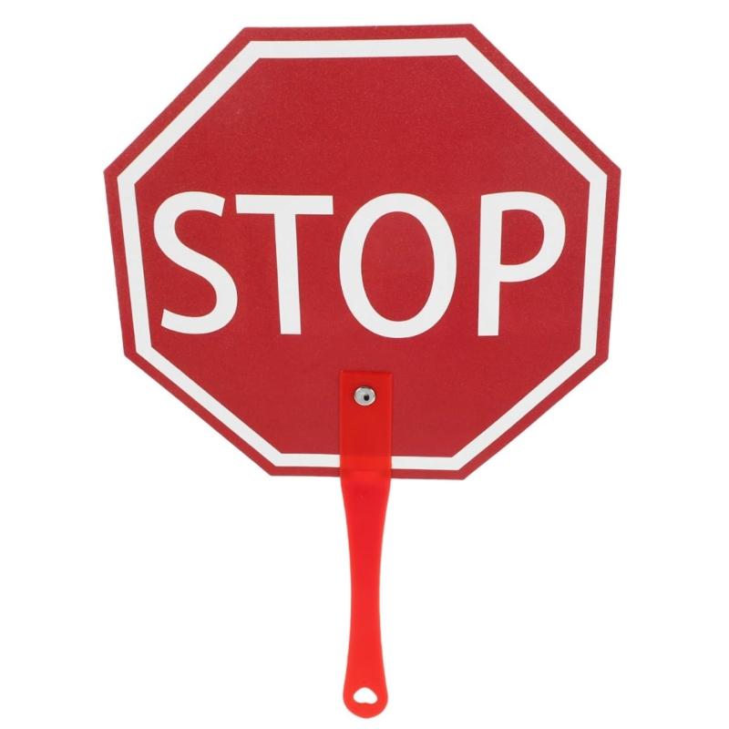 

Educational Teaching Aid Handheld Double Side Plastic Go/Staop Sign For Kids Student Teacher Classroom Teaching Supplies