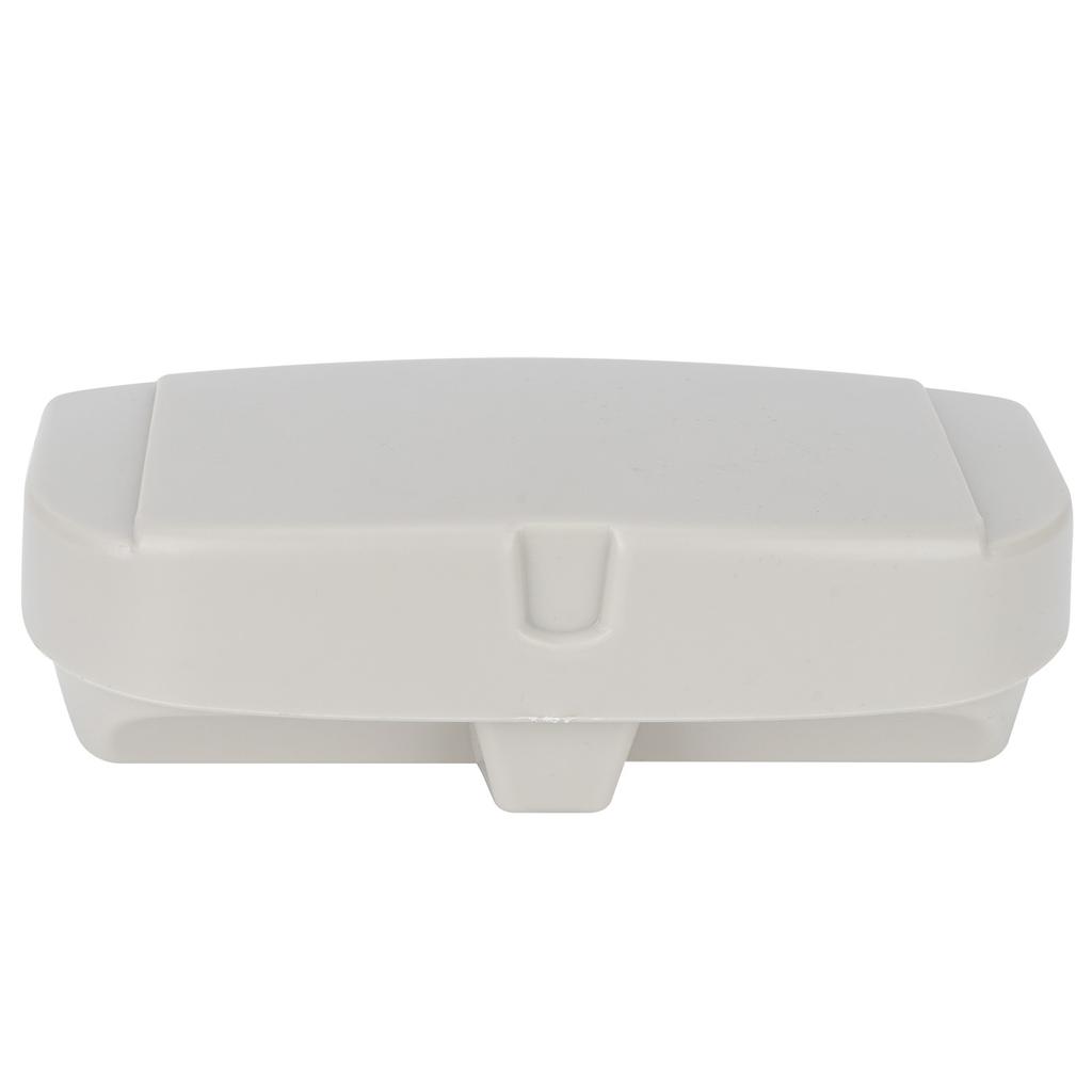 Car Sun Visor Glasses Case Holder Kit with Tickets Clips Storage Sunglasses Organizer UniversalBeige