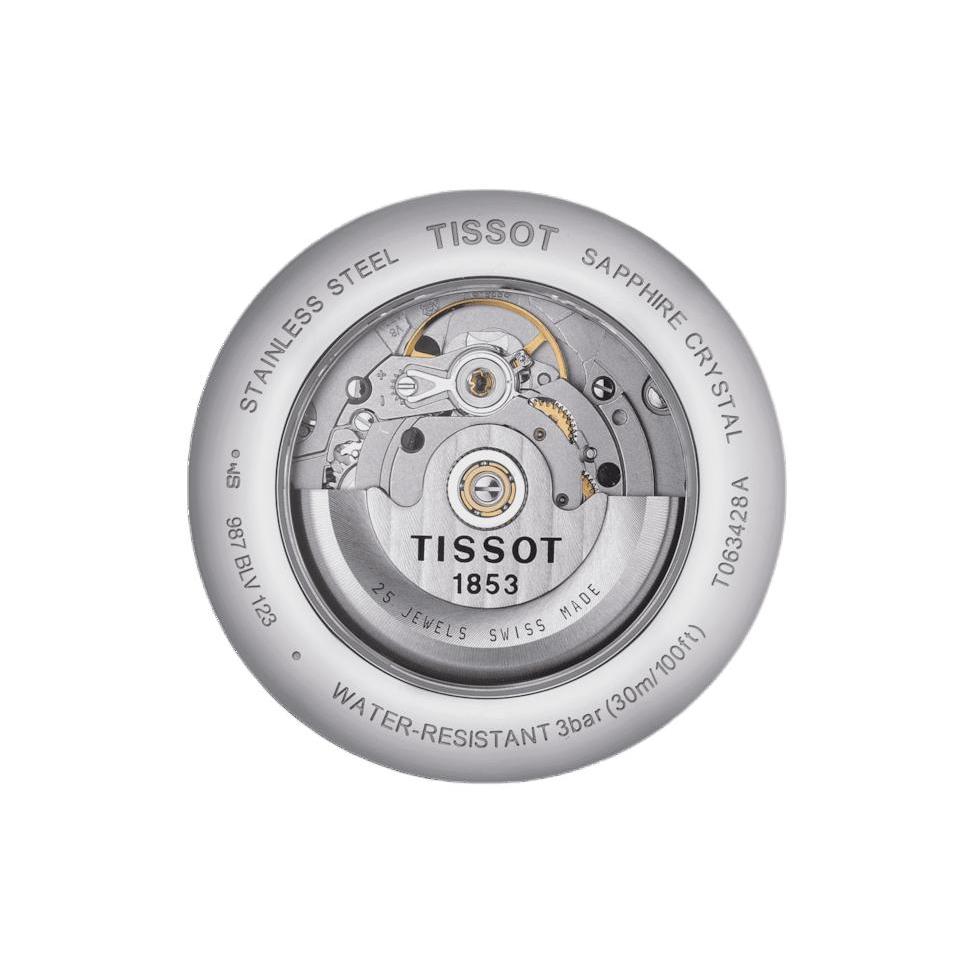 Tissot Junya Collection Mechanical Movement 30m Water Resistance Men's Watches Watch 40mm Black Dial T063.428.11.058.00