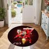 Ronaldo's Round Floor Mat Design for Balcony Bedrooms Kitchen Dormitory Antislip Round Carpet Office home decor Spiritual Gift