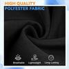 Server Aprons with 3 Pockets Waitress Waiter Waist Black Apron for Women Men Chef Kitchen Serving Cooking Baking, 1Pack, 12.6 Inch