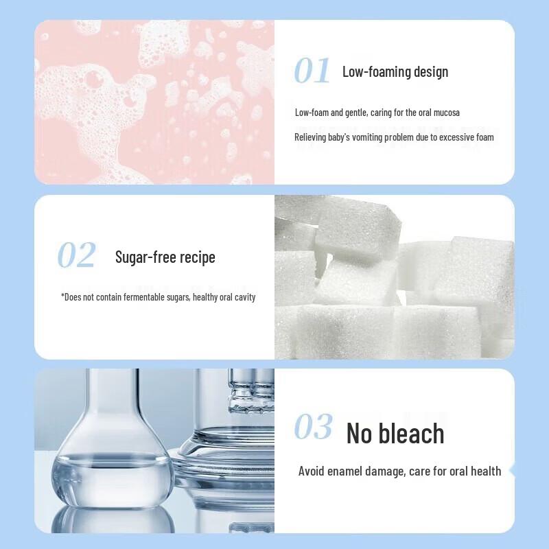 Qingwa Nailong Kids' Anti-Cavity Strawberry Toothpaste 6-12 Years (3-Pack)