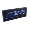 Large Modern LED Digital Wall Clock Date Temperature 24 Or 12 Hour Office