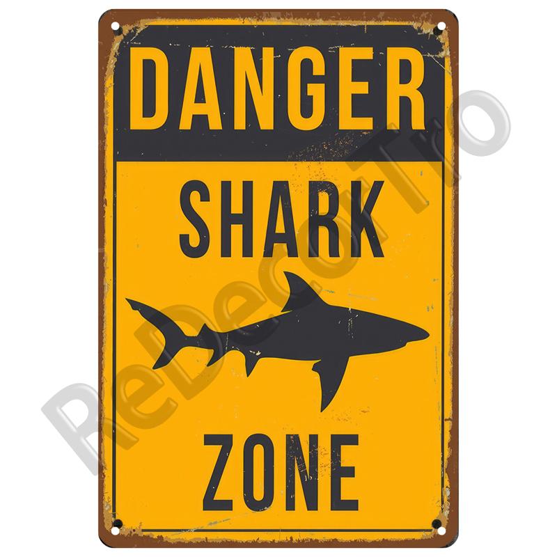 Caution Warning Metal Sign For Safety Signs Danger Beware Tin Sign Plate Home Wall Decor Vintage Plaque Home Art Painting Poster