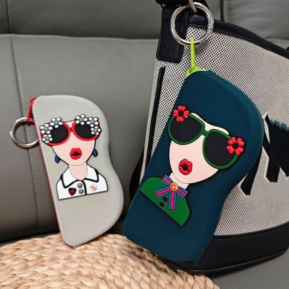 Waterproof Small Items Bag Multifunctional Sunglasses Pouch Silicone Eyeglasses Case  Travel