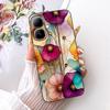 For Infinix Smart 20 Case X6840 X6840B Luxury Flowers Butterfly Painted Phone Cover Case For Infinix Smart 20 Smart20 Soft Shell