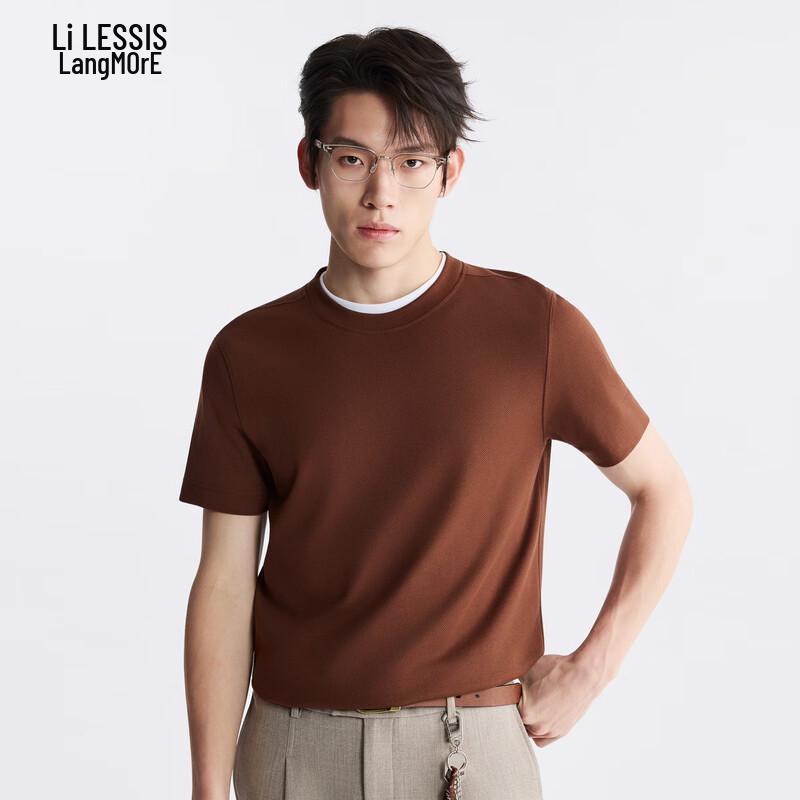 Lilang Men s Micro-textured Blend Short Sleeve T-Shirt 185