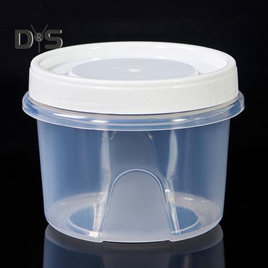 4Pcs Salad Dressing Containers 500ml BPA-Free Food Container for Snacks Condiment Sauce Reusable Sauce Cups for Lunch Box Fruit Nuts Yogurt Storage