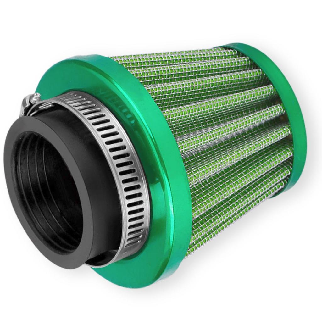 CHASO Power Filter Air Filter 35mm Motorcycle Motorcycle Scooter Moped Stainless Steel Mesh Air Color Green Green