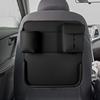 Backseat Car Organizer Foldable PU Leather Multifunctional Auto Supplies Seat Back Organizer For Vehicle Truck SUV Van Door Road