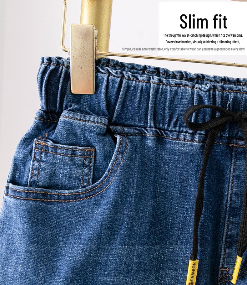 Women's Slimming High-Waist Stretch Harem Jeans