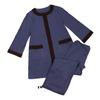 KISS MY LIFE Hospital Pajamas Sensitive Stylish Papillon Wear Tunic Style Size [For Skin] 100% Cotton, Women's (Antique Blue, M) (kml180102d1)