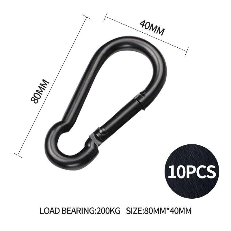 Mountaineering Buckle Outdoor Camping Multi-functional Quick-hanging Aluminum Alloy Spring Buckle Safety Buckle