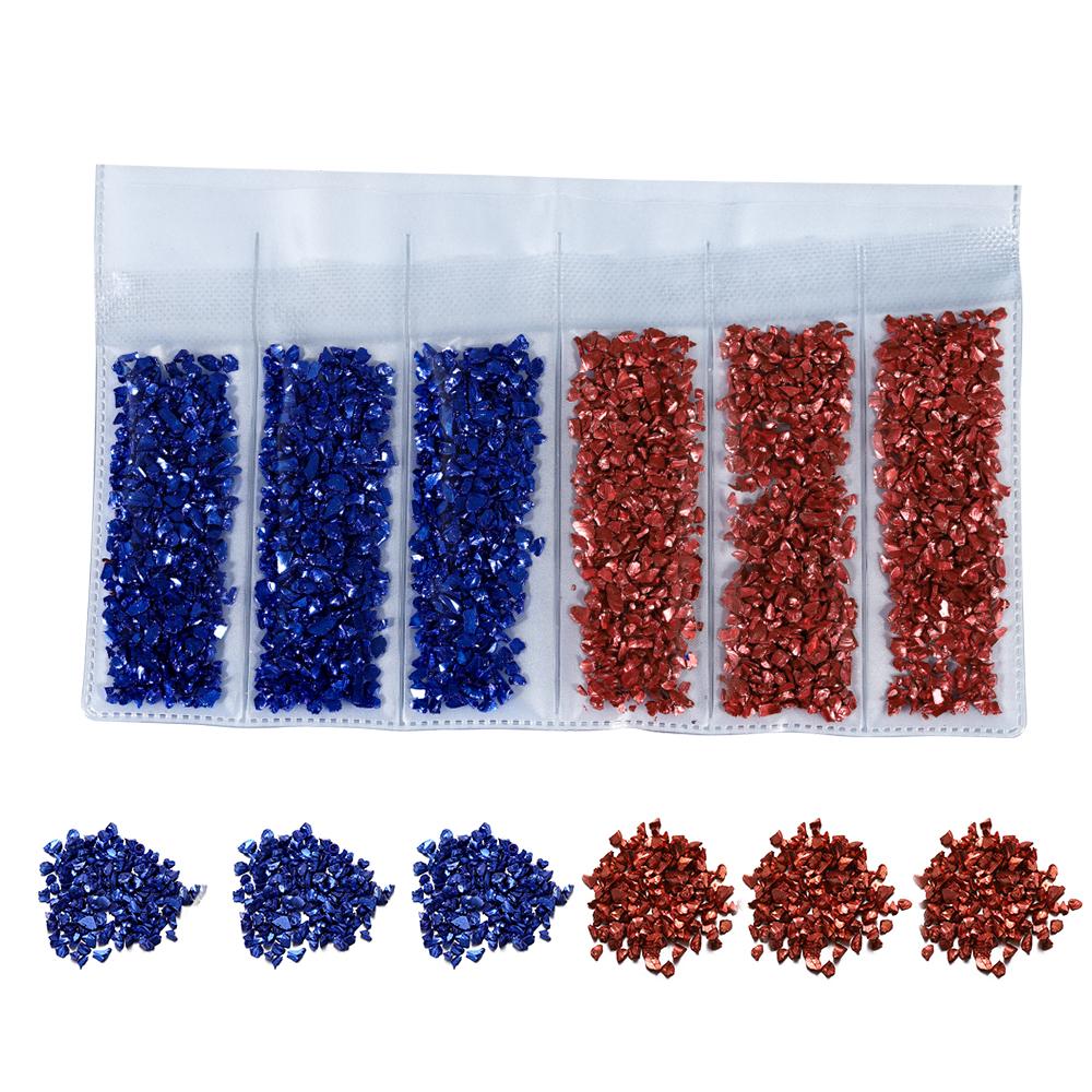 1 Set Multi-Color Mixing Nail Art Crushed Glass Stones Irregular Decoration for DIY Epoxy Resin Siliocne Mold Fillings Material