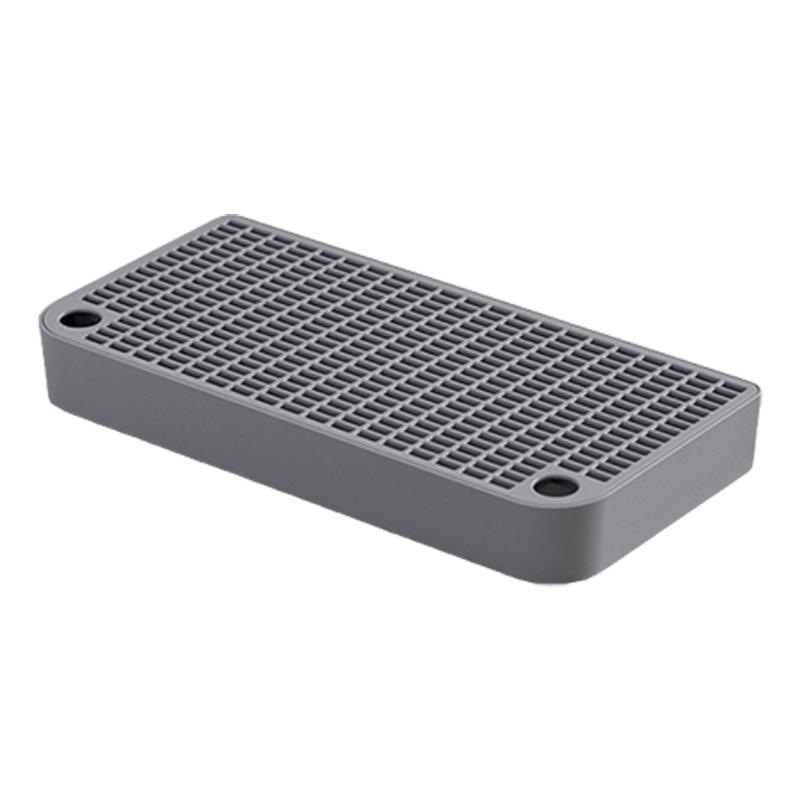 

Double Layer Cats Litter Tray Waterproof and NonSlip Base Cats Litter Step For Kittens Senior Cats Home Essential темно-серого