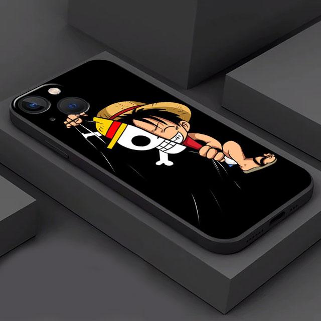 Silicone Phone Case for iPhone 8 14 Plus SE 6s 11 12 Mini XR 7 13 Pro Max Cases XS X 14 Pro Max 6 12pro Anime 1 Pieces Cover