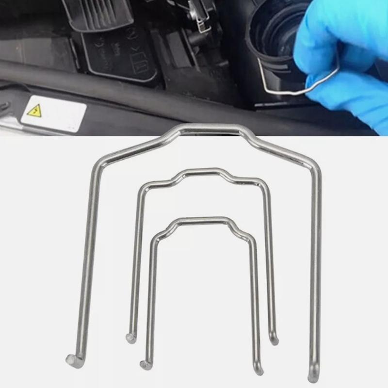 154 23 Radiator Hose Clip Replacement Parts, Metal Retaining Spring Clips for E39 E38 E60 E90 Vehicle Cooling System Use Tasks
