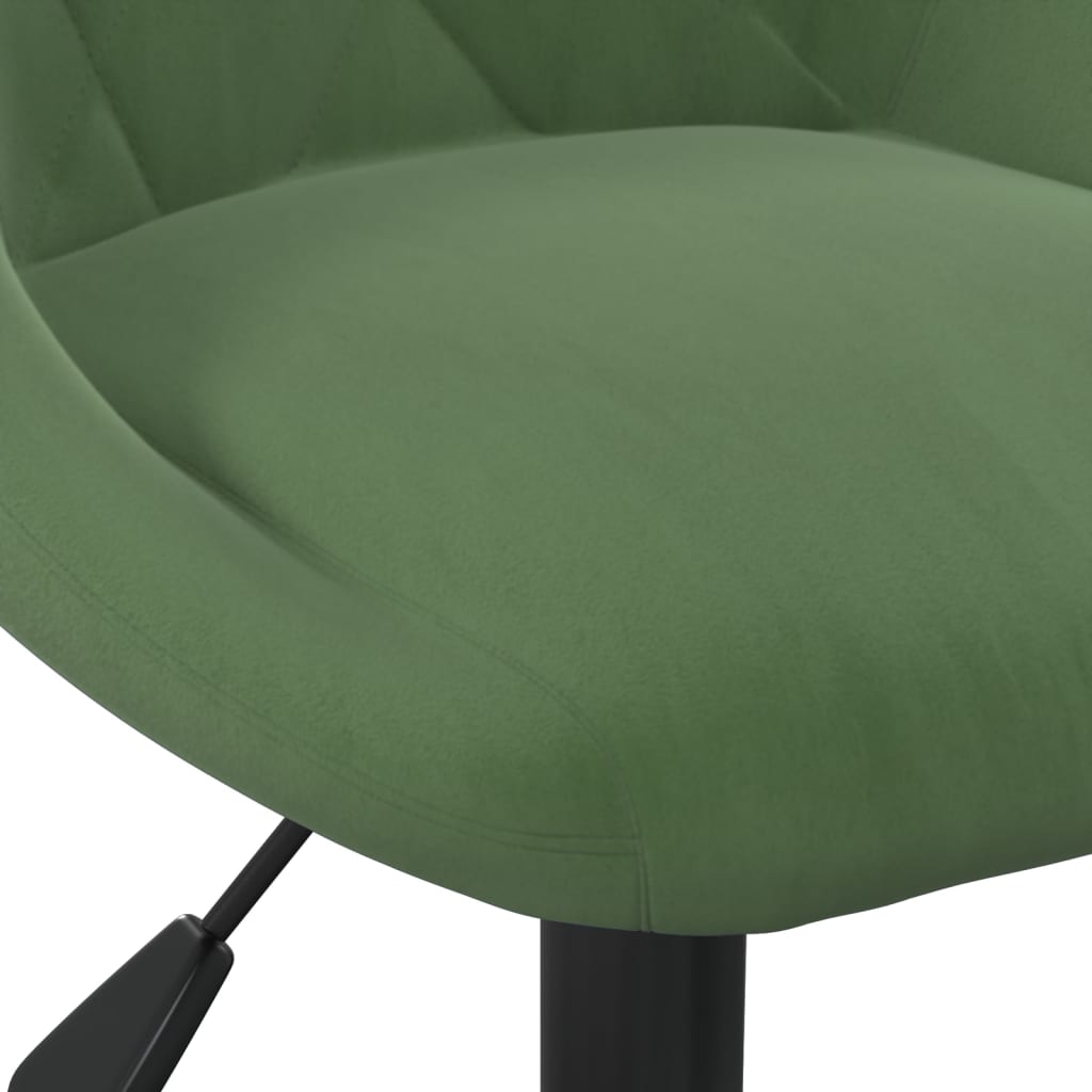 Office Chair Dark Green Velvet