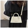 Chic Faux Leather Handbag for Women Minimalist Simple Style Shoulder Crossbody Bag