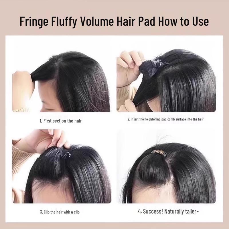 Unsichtbares Pony-Pad Haarspange für Damen - Stirn-Haarnadel & Haarwurzel-Lift