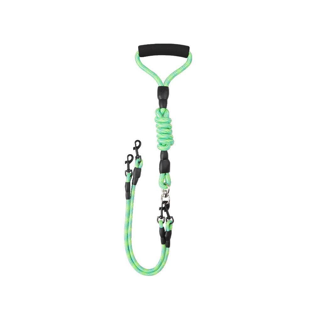 Walking Dog Puppy 2 Heads Leashes Dual Head Dog Leash Rope Portable Pet Walking Leash Lead  Dog