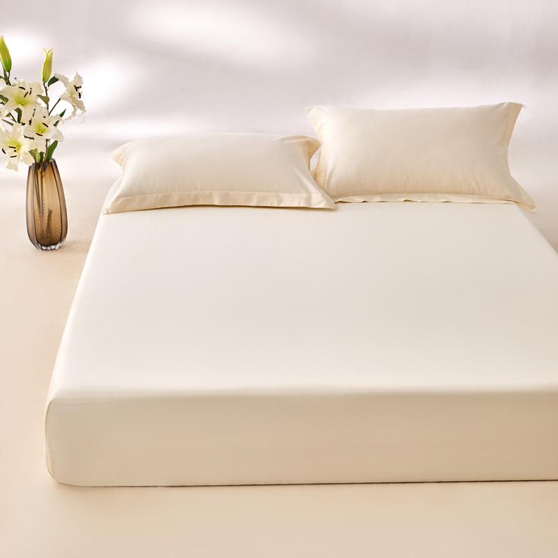 Lençol de cama com elástico macio de algodão egípcio, capa de colchão 100% algodão de luxo, capa de colchão com elástico macio e antiderrapante