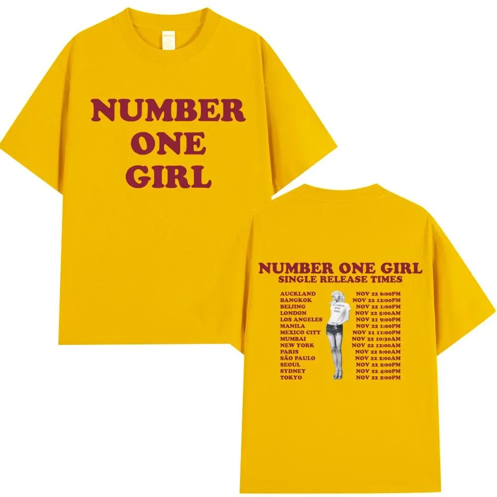 Ros Number One Girl T Shirt Unisex Unisex Clothing Harajuku Tshirt Y2k Unisex High Quality Cotton Short Sleeve Tee Shirt Fans Gift