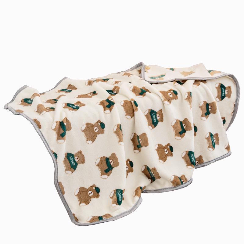 Plush Double-Layer Dog Blanket & Cushion - Thick, Anti-Dirt Cover for All Seasons
