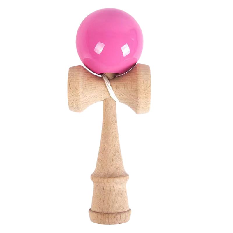 Outdoor puzzle competition skill ball practice hand eye coordination toy Japanese wooden sword ball children's and adult toy