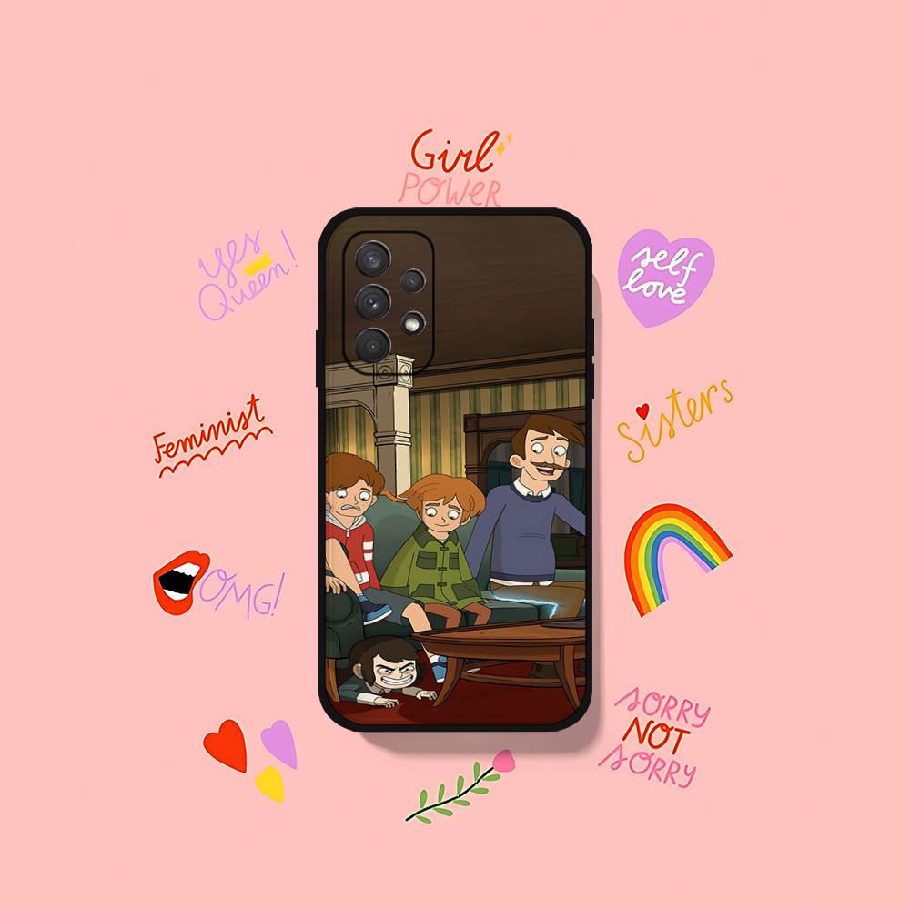 Cool H-Haunted Hotel Phone Case For Samsung Galaxy S25 S24 S23 S22 S21 FE Plus Ultra A13 A20 A32 A70 Black Cover