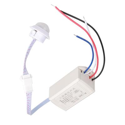 Interruttore 220V Modulo Infrarossi IR Sensore Corpo Luce Intelligente Lampada Interruttore a Rilevamento Movimento Regolabile Rilevamento Movimento Interruttore PIR