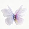 50Pcs Double-layer Chiffon Butterfly Embroidered Patches  Bridal Hair Accessories