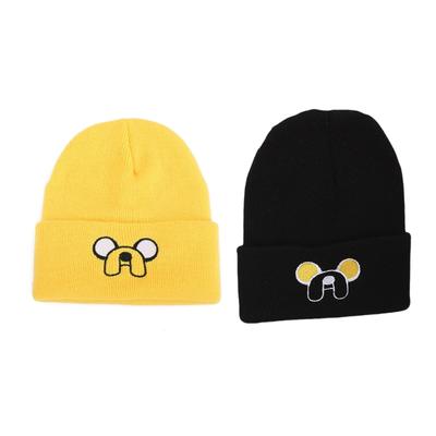 Versatiles Warm Knitted Hat Cartoon Pattern Hat Outdoor Sports Casual Hat for Sports and Casual Outings