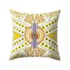 Retro Mexico Style Symmetrical Colorful Flower Waist Cushion Pillow Case Decor
