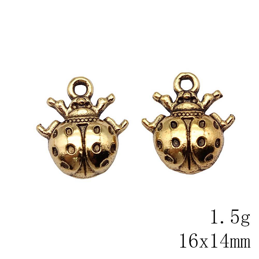 

Подарунки на день народження Шарми для виготовлення ювелірних виробів Шарми жаби та комах Підвіска Розпродаж товарів Підвіска-ланцюжок A23-10pcs-16x14mm